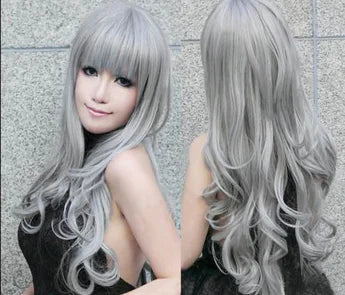 Cosplay Wig High-Temperature Fiber Long Curly Hair