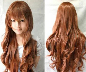 Cosplay Wig High-Temperature Fiber Long Curly Hair